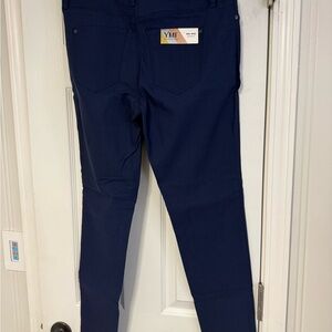 YMI Navy Skinny Ponte Jeggings